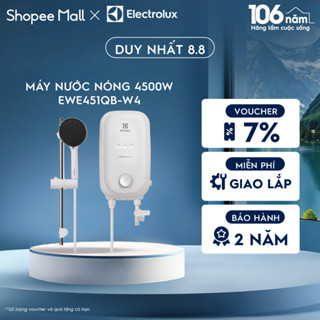 [Mới] Free giao lắp - Máy nước nóng trực tiếp Electrolux UltimateHome 500 4.5kW EWE451QB-W4 - Có bơm trợ lực