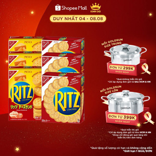 [LIVESTREAM] Combo 6 Bánh Quy Mặn Ritz ngon đỉnh (Mix Bánh Quy Kẹp Kem Phô Mai x 106G & Bánh Quy Mặn x 247G)