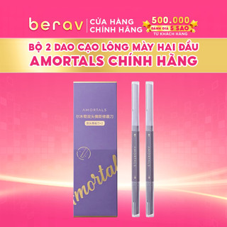 Bộ 2 Dao Cạo Lông Mày Hai Đầu AMORTALS