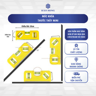   Móc Khóa Thước Thủy  Thước Thủy Bỏ Túi Thước Thủy Mini Có Từ Thước Cân Bằng Mini Thước Nivo Bỏ Túi Thước Livo Mini 