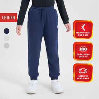 Quần nỉ bé gái CANIFA dáng basic form vừa cạp chun 1BP24W001