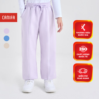 Quần nỉ bé gái CANIFA dáng basic form vừa cạp chun 1BP24C001