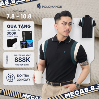 Áo polo nam cao cấp ZYBER, chất liệu mới CVC Diamond, thanh lịch sang trọng - POLOMANOR