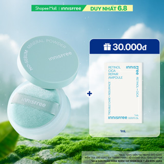 Phấn phủ bột kiềm dầu, mịn lì lâu trôi INNISFREE No Sebum Mineral Powder 5g