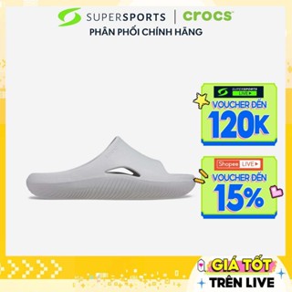 Dép Quai Ngang Unisex Crocs Mellow - Xám - 208392-1FT ADS1 LS100