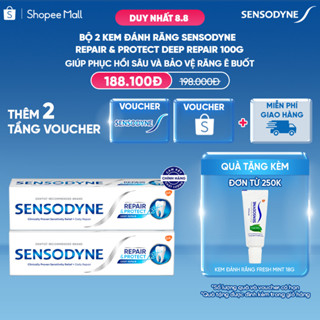 Bộ 2 Kem đánh răng SENSODYNE Repair & Protect Deep Repair 100g giúp phục hồi sâu và bảo vệ răng ê buốt