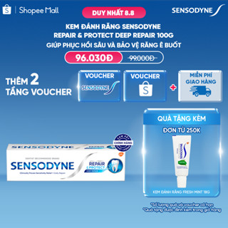 Kem đánh răng SENSODYNE Repair & Protect Deep Repair 100g giúp phục hồi sâu và bảo vệ răng ê buốt