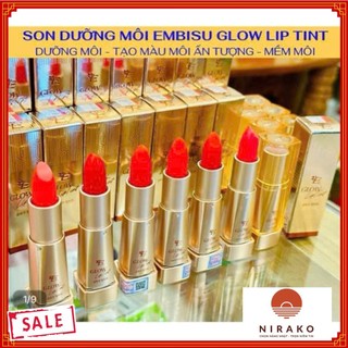 Son Embisu Glow Lip Tint Hàn Quốc dưỡng môi, giữ ẩm