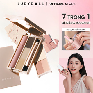 Bảng Trang Điểm JUDYDOLL Makeup Nhỏ Gọn Tiện Lợi 5 Trong 1 Bảng Mắt Phấn Má Kẻ Mày Viền Môi Trang Điểm Tự Nhiên