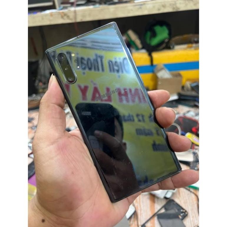 Xác điện thoại Samsung Note 10 Plus hư màn hình. Mã Not 10 Plus. Bao main rin full chức năng. Cam kế