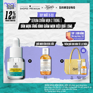 Serum chấm mụn 2 trong 1 Kiehl's Truly Targeted Blemish - Clearing Solution 15ml