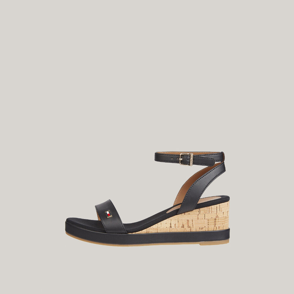 TOMMY HILFIGER - Giày Nữ Im Bicolor Cork Sandal FW0FW08225BDS