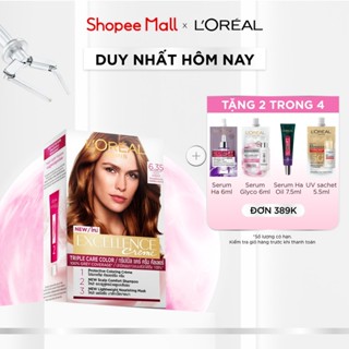 Màu nhuộm dưỡng tóc phủ bạc bảo vệ gấp 3 L'Oreal Paris Excellence Crème 172ml