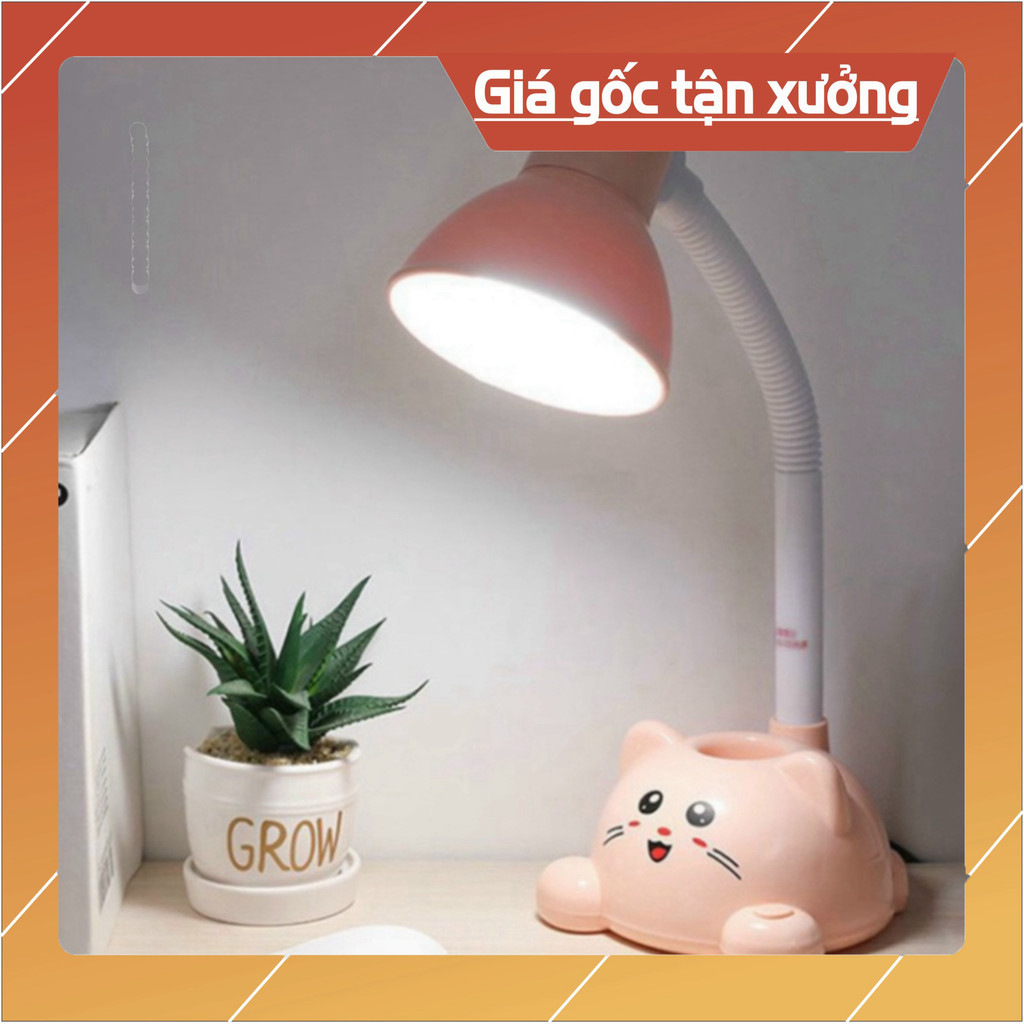 Đèn học để bàn TUIDO Đèn để bàn học cho bé mẫu mới hình con mèo xinh