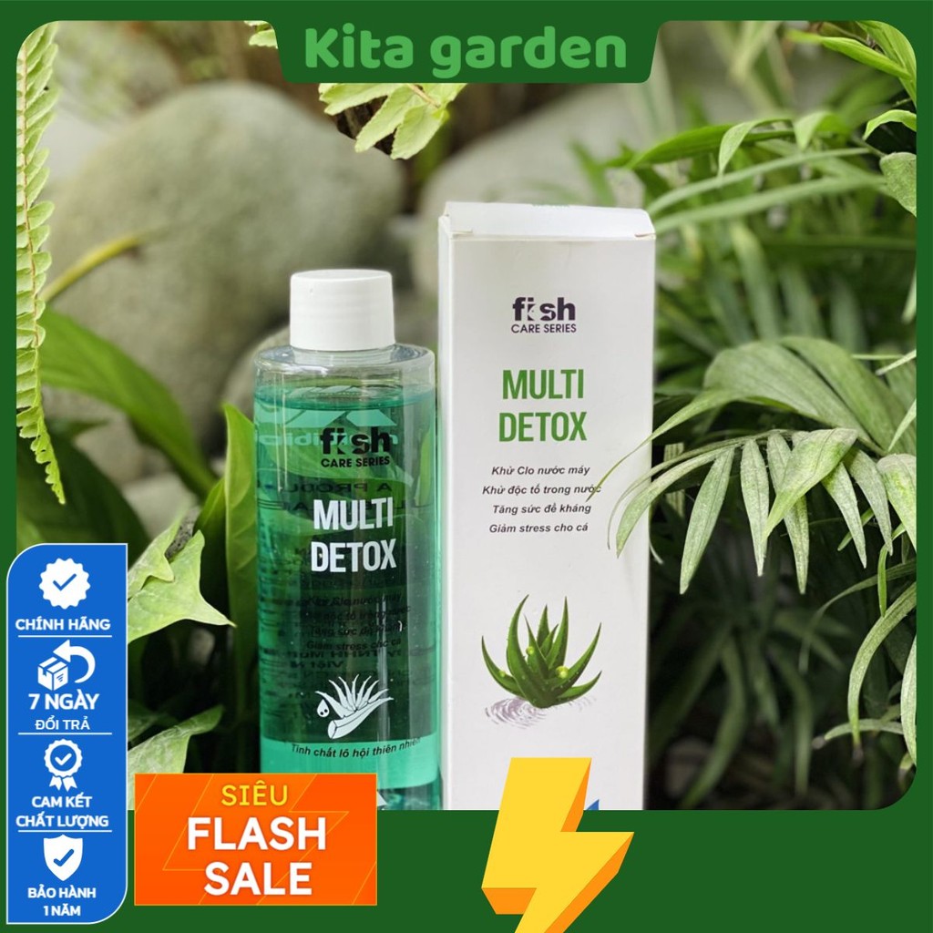 Khử độc nước Multi Detox - chai 100ml, 200ml