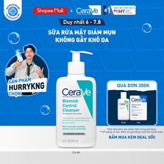 Sữa rửa mặt giảm mụn CeraVe Blemish Control Cleanser 236ml