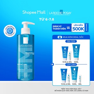 Gel rửa mặt tạo bọt dành cho da dầu mụn La Roche-Posay Effaclar Foaming Gel 400ml