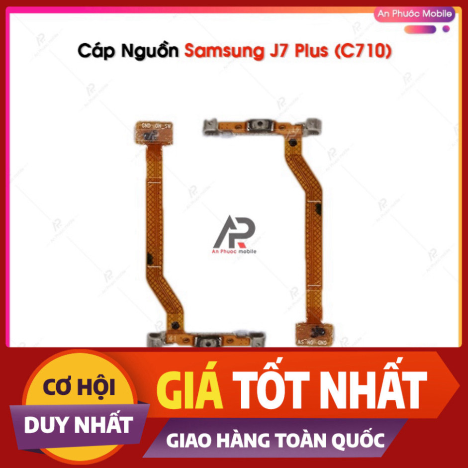 Cáp Phím Nguồn Samsung Galaxy J7 Plus / C710F Zin Tháo Máy LKBEE PDT