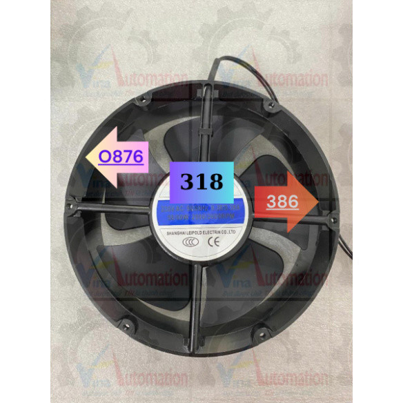 Quạt thông gió LEIPOLE F2E-220B-230 cho hiệu suất cao, tiết kiệm điện năng, thích hợp cho không gian