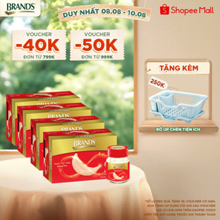 Combo 4 nước yến thật BRAND'S Đường Phèn (42 ml x 24 lọ)