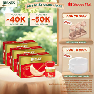 Combo 3 Nước yến thật BRAND'S Đường Phèn (70 ml x 6 lọ)