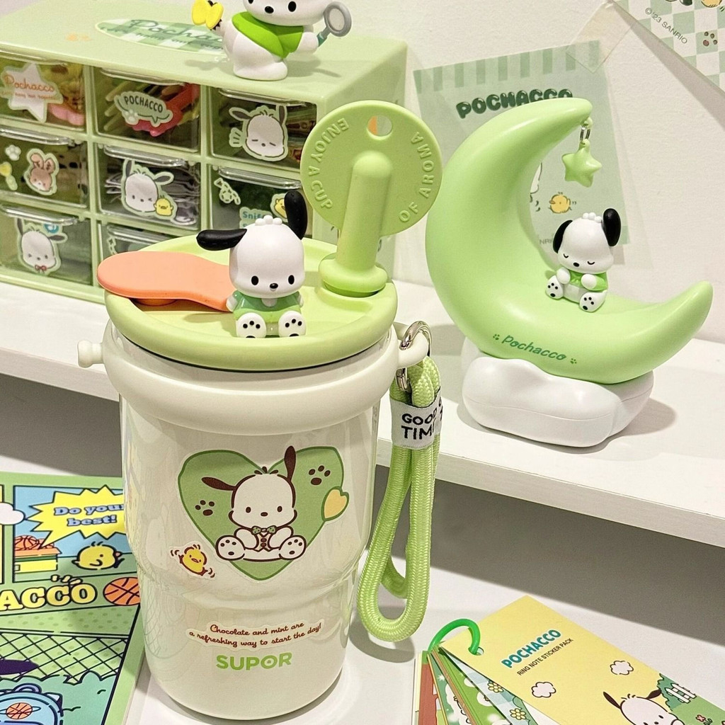 Cốc giữ nhiệt Sanrio Kuromi316Ly cà phê sinh viên, ly nước, ly dễ thương cho các cô gái, ly di động 