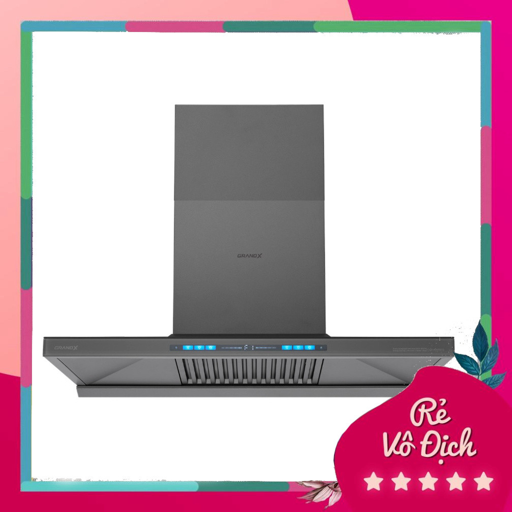 Máy hút mùi áp tường GrandX GX H70T81G Premium 70cm, động cơ BLDC, công suất ±1150m³/h​ - PEB