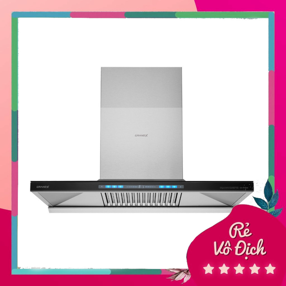Máy hút mùi GrandX GX H70T81B Premium 70cm, động cơ BLDC, công suất ±1150m³/h - Hàng chính hãng