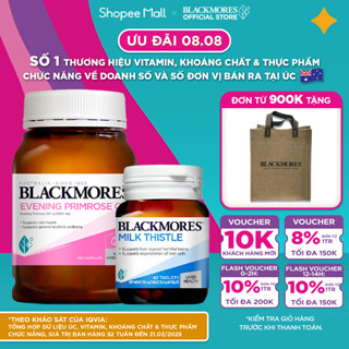 Combo Tinh Dầu Hoa Anh Thảo Blackmores Evening Primrose Oil 190v & Viên Hỗ Trợ Phục Hồi Gan Blackmores Milk Thistle 42v