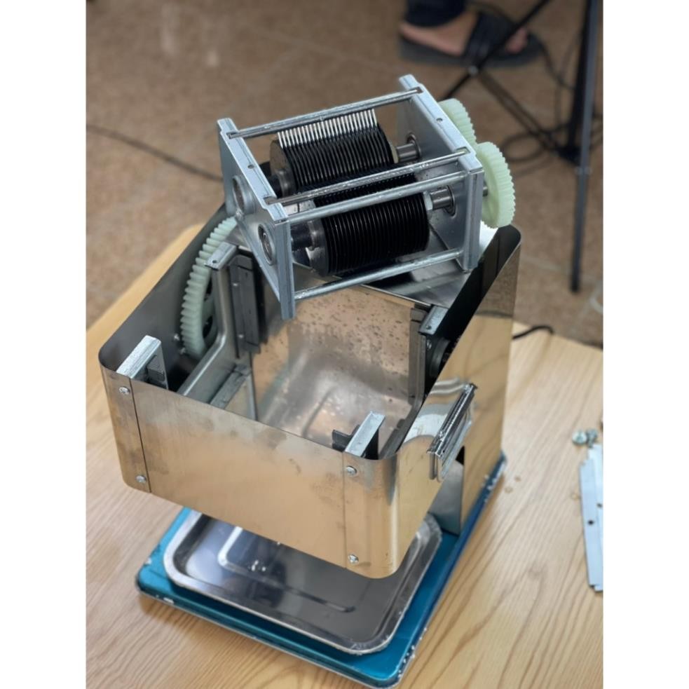 [INOX 304] Máy THÁI THỊT TƯƠI SỐNG Dao Tháo rời bộ dao thái nấm mèo, mọc nhĩ, nấm hương, hành lá chẻ