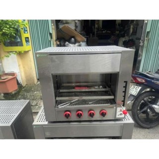 Lò nướng salamander 4-6-8-10  họng Tiết Kiệm Chi Phí Vận Hành – Lò Salamander Inox Chống Gỉ, Bền Đẹp 10 Năm