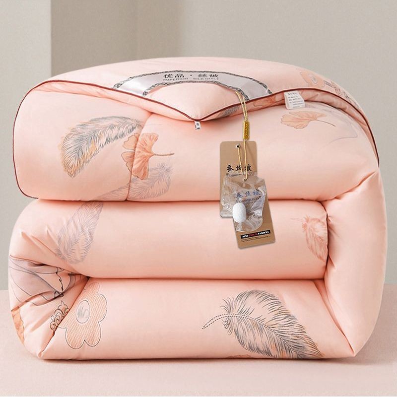 Chăn lụa dày, chăn lụa dâu tằm, chống đông, chống lạnh, giữ ấm, lụa cotton