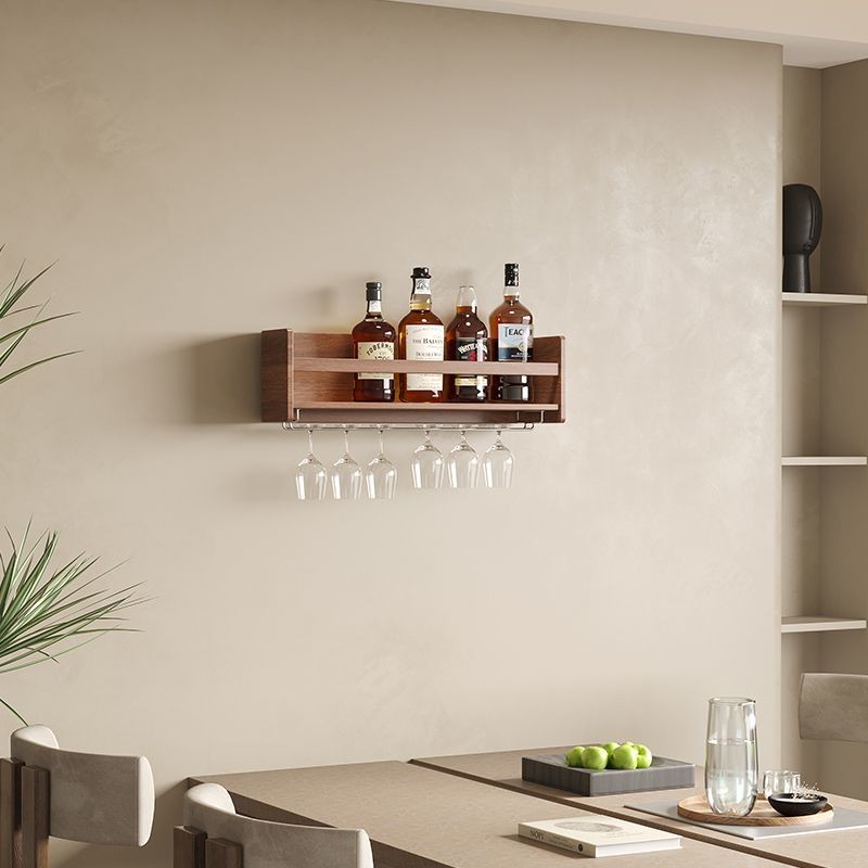 Tủ đựng đồ treo tường bằng gỗ nguyên khối không cần khoan, tủ treo tường phòng ăn, tủ bên treo tường