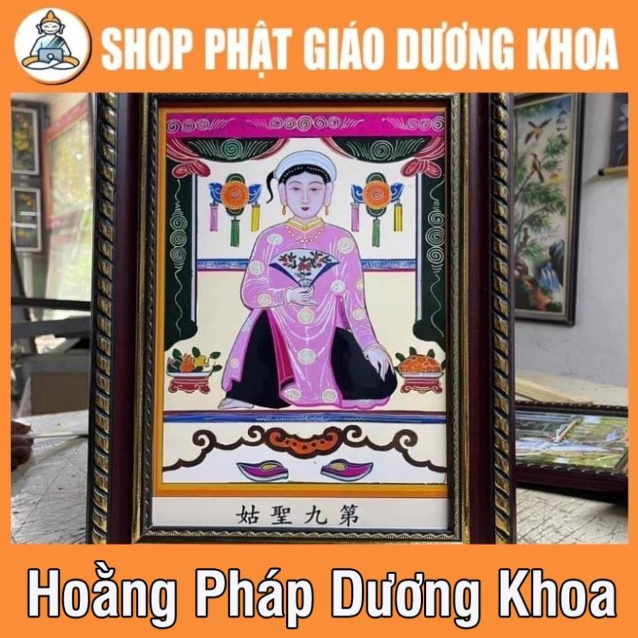 Tranh Cô Bơ, Cô Chín ( có khung ) KT 19*25, 28*38, 38*48cm DƯƠNG KHOA SHOP DƯƠNG KHOA SHOP
