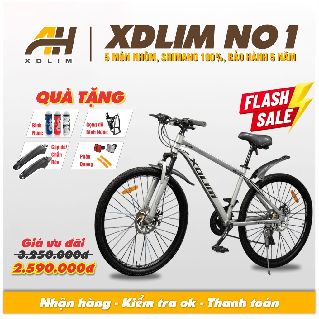 [SALE OFF] Xe Đạp Địa Hình Khung Nhôm XDLIM NO1 - 4 MÓN QUÀ TẶNG, BẢO HÀNH 5 NĂM