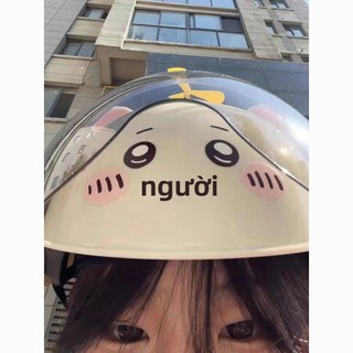 Mũ bảo hiểm xe tay ga điện Jiikawa cho phụ nữ, mũ an toàn chống nắng mùa hè với kính UV chiikawa Usachi