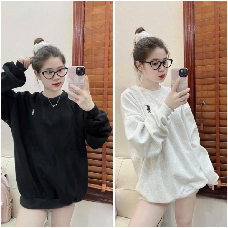 Áo Sweater Nam nữ IN HÌNH NGỰA, Khoác Hoodie mũ to fom rộng, chất liệu Nỉ COTTON ẤM ÁP UT