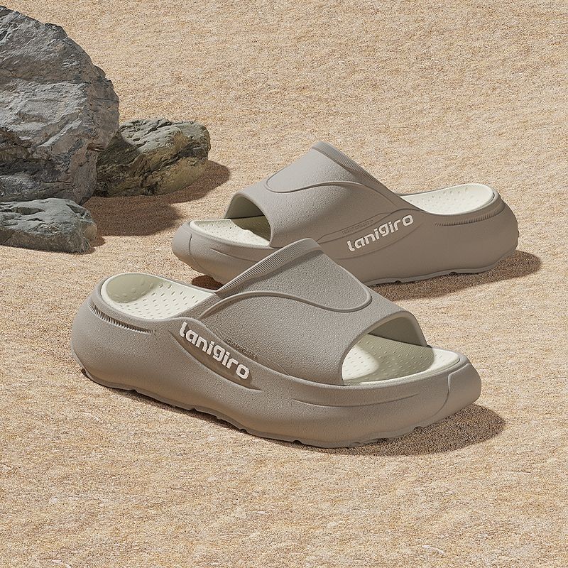 2025Đồ ngủ mùa hè mới cho nam, dép trong nhà đế dày thoải mái không trượt EVA Áo khoác ngoài đơn giả