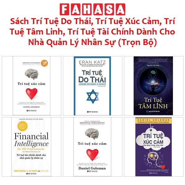 Sách Trí Tuệ Do Thái, Trí Tuệ Xúc Cảm, Trí Tuệ Tâm Linh, Trí Tuệ Tài Chính Dành Cho Nhà Quản Lý Nhân Sự (Trọn Bộ)
