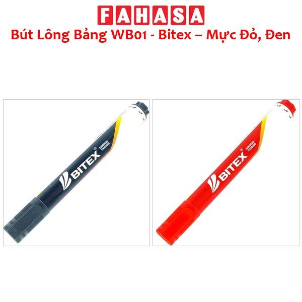 Bút Lông Bảng WB01 - Bitex  – Mực Đỏ, Đen