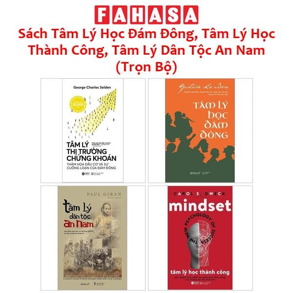 Sách Tâm Lý Học Đám Đông, Tâm Lý Học Thành Công, Tâm Lý Dân Tộc An Nam (Trọn Bộ)