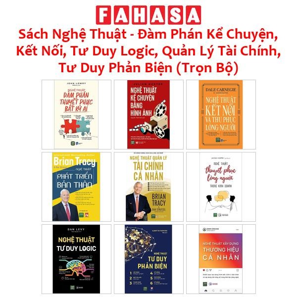 Sách Nghệ Thuật - Đàm Phán Kể Chuyện, Kết Nối, Tư Duy Logic, Quản Lý Tài Chính, Tư Duy Phản Biện (Trọn Bộ)