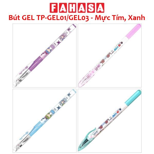 Bút GEL TP-GEL01/GEL03 - Mực Tím, Xanh