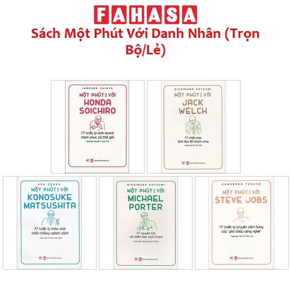 Sách Một Phút Với Danh Nhân (Trọn Bộ/Lẻ)