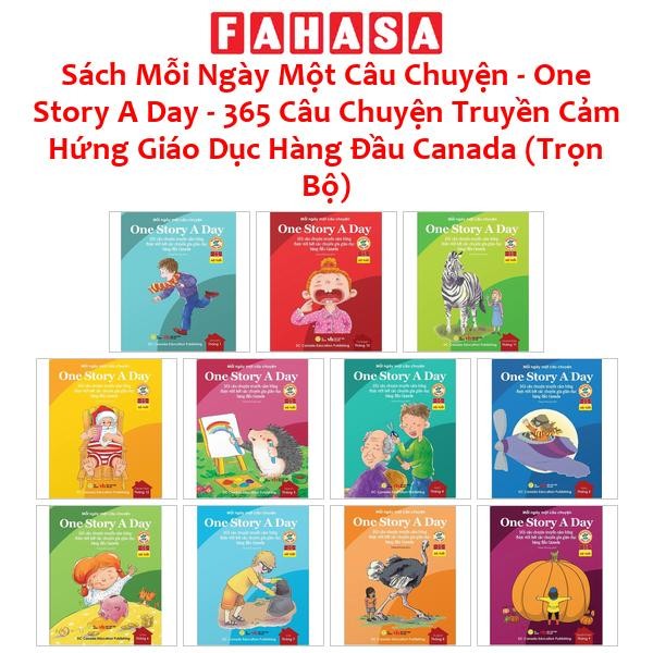Sách Mỗi Ngày Một Câu Chuyện - One Story A Day - 365 Câu Chuyện Truyền Cảm Hứng  Giáo Dục Hàng Đầu C