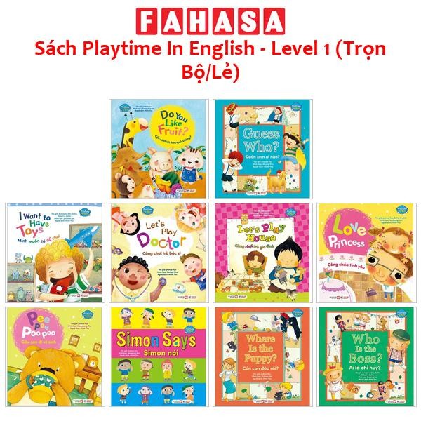 Sách Playtime In English - Level 1 (Trọn Bộ/Lẻ)