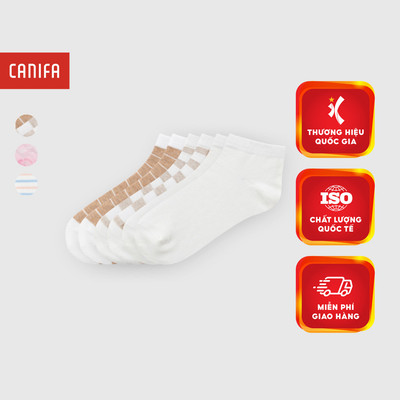 Tất bé gái CANIFA cổ thấp cổ cao chất liệu cotton pha mềm mịn PS25 1AX25A004