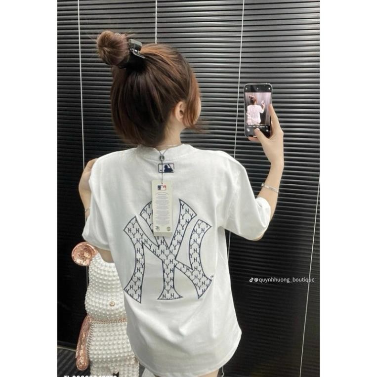 Áo Thun MLB Hoạ Tiết  Unisex Nam Nữ -cotton su thoáng mát ut