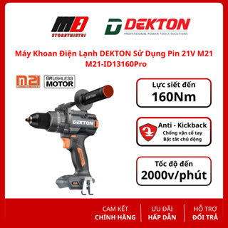 Máy Khoan Điện Lạnh Chuyên Rút Lõi Cầm Tay 160Nm Sử Dụng Pin 21V M21 DEKTON ( M21-ID13160Pro)