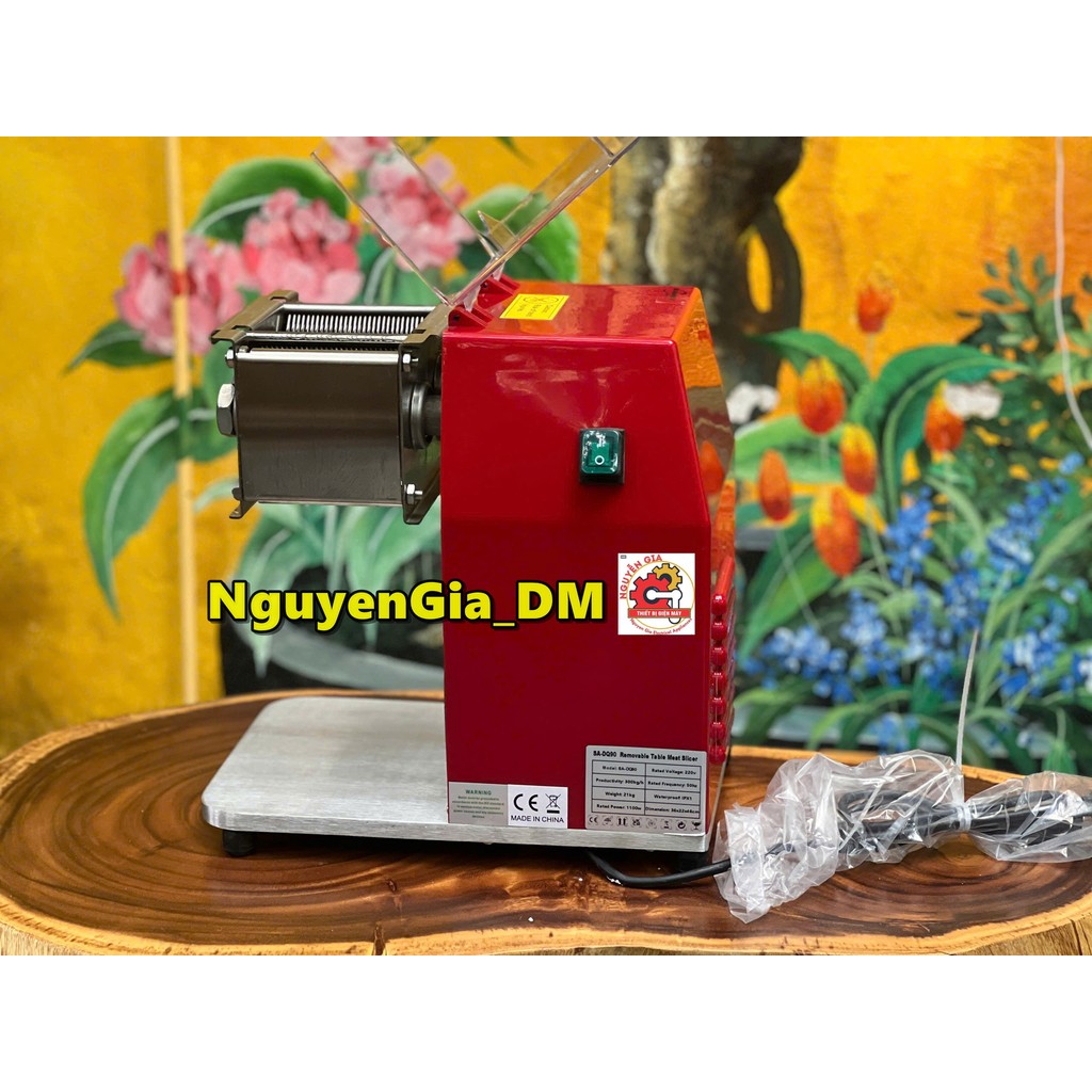 Máy Thái DQ-90 NHỏ Gọn - Máy Thái Thịt Dao Tháo- Bất Chấp Mọi Loại Thịt - Bảo Hành 12 Tháng- Ship Hàng Toàn Quốc